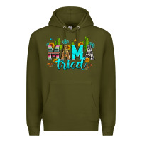 Army Green mama tried Premium Hoodie - Zillion Design Studio
