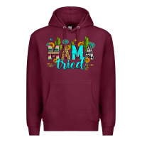 Burgundy mama tried Premium Hoodie - Zillion Design Studio