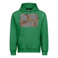 Emerald race leopard background Urban Hoodie - Zillion Design Studio