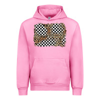 Fuchsia Pink race leopard background Urban Hoodie - Zillion Design Studio