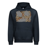 Navy race leopard background Urban Hoodie - Zillion Design Studio