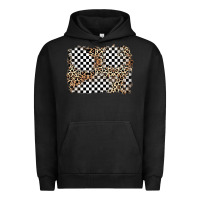 Pigment Black race leopard background Urban Hoodie - Zillion Design Studio
