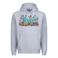 Heather Grey great grandma Premium Hoodie - Zillion Design Studio