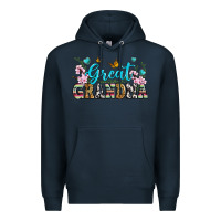 Navy great grandma Premium Hoodie - Zillion Design Studio