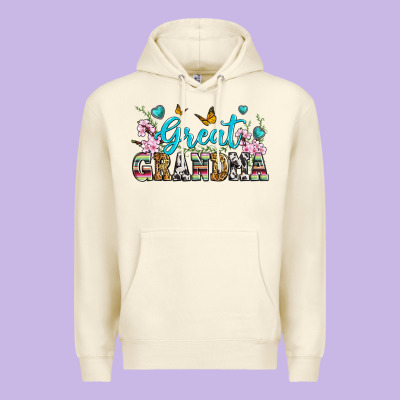 Great Grandma Premium Hoodie Designed By Zillion Design Studio