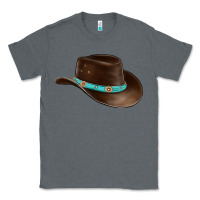 Charcoal Heather cowboy cap Classic Tee - BarkalooDesign