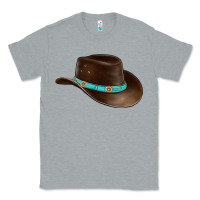 Heather Grey cowboy cap Classic Tee - BarkalooDesign