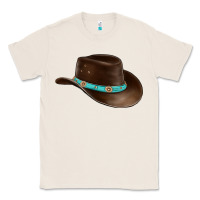Natural cowboy cap Classic Tee - BarkalooDesign