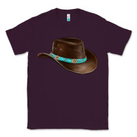 Plum cowboy cap Classic Tee - BarkalooDesign