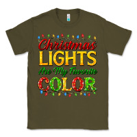 Army Green christmas lights are my favorite color Classic Tee - FaDigitalArtStudio