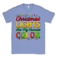 Colony Blue christmas lights are my favorite color Classic Tee - FaDigitalArtStudio