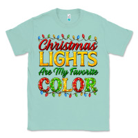 Seafoam christmas lights are my favorite color Classic Tee - FaDigitalArtStudio