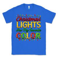 True Royal christmas lights are my favorite color Classic Tee - FaDigitalArtStudio