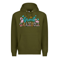 Army Green great grandma Premium Hoodie - Zillion Design Studio