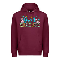 Burgundy great grandma Premium Hoodie - Zillion Design Studio
