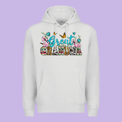 Great Grandma Premium Hoodie Designed By Zillion Design Studio
