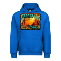 Cobalt desert vibes background Urban Hoodie - RanaPortraitStore