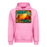 Fuchsia Pink desert vibes background Urban Hoodie - RanaPortraitStore
