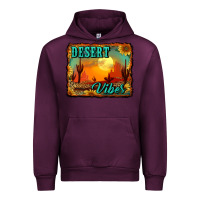 Mauve Wine desert vibes background Urban Hoodie - RanaPortraitStore