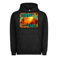 Pigment Black desert vibes background Urban Hoodie - RanaPortraitStore