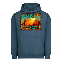 Pigment Midnight Navy desert vibes background Urban Hoodie - RanaPortraitStore