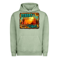 Pigment Oil Green desert vibes background Urban Hoodie - RanaPortraitStore