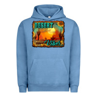 Pigment Pebble Blue desert vibes background Urban Hoodie - RanaPortraitStore