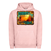 Pigment Salmon desert vibes background Urban Hoodie - RanaPortraitStore