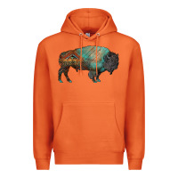 Carrot aztec bison Premium Hoodie - RanaPortraitStore