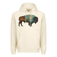 Tofu aztec bison Premium Hoodie - RanaPortraitStore