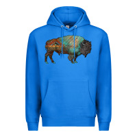 True Royal aztec bison Premium Hoodie - RanaPortraitStore