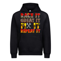 Black race it great it fix it repeat it Urban Hoodie - Zillion Design Studio