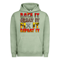 Pigment Oil Green race it great it fix it repeat it Urban Hoodie - Zillion Design Studio