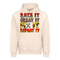 Sandshell race it great it fix it repeat it Urban Hoodie - Zillion Design Studio