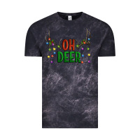 Cloud Black Oh deer christmas Vintage Tee - Artiststas