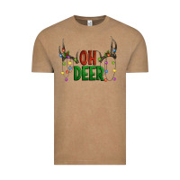 Vintage Coffee Oh deer christmas Vintage Tee - Artiststas