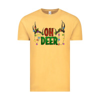 Vintage Mustard Oh deer christmas Vintage Tee - Artiststas
