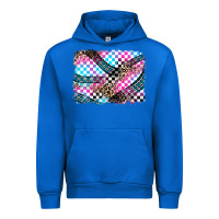 Cobalt race background Urban Hoodie - Zillion Design Studio