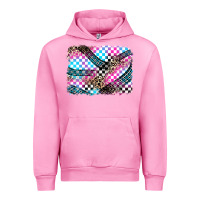 Fuchsia Pink race background Urban Hoodie - Zillion Design Studio