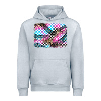 Heather Grey race background Urban Hoodie - Zillion Design Studio