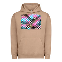 Pigment Burro race background Urban Hoodie - Zillion Design Studio