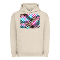 Pigment French Oak race background Urban Hoodie - Zillion Design Studio