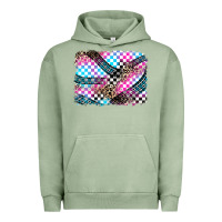 Pigment Oil Green race background Urban Hoodie - Zillion Design Studio