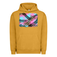 Pigment Peanut Butter race background Urban Hoodie - Zillion Design Studio
