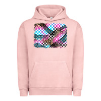 Pigment Salmon race background Urban Hoodie - Zillion Design Studio