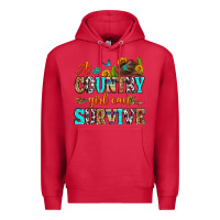 Cardinal a country girl can survive Premium Hoodie - Zillion Design Studio