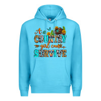 Ocean Blue a country girl can survive Premium Hoodie - Zillion Design Studio
