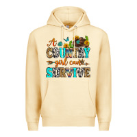 Pina Colada a country girl can survive Premium Hoodie - Zillion Design Studio
