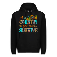 Black a country girl can survive Premium Hoodie - Zillion Design Studio