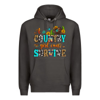 Smoke a country girl can survive Premium Hoodie - Zillion Design Studio